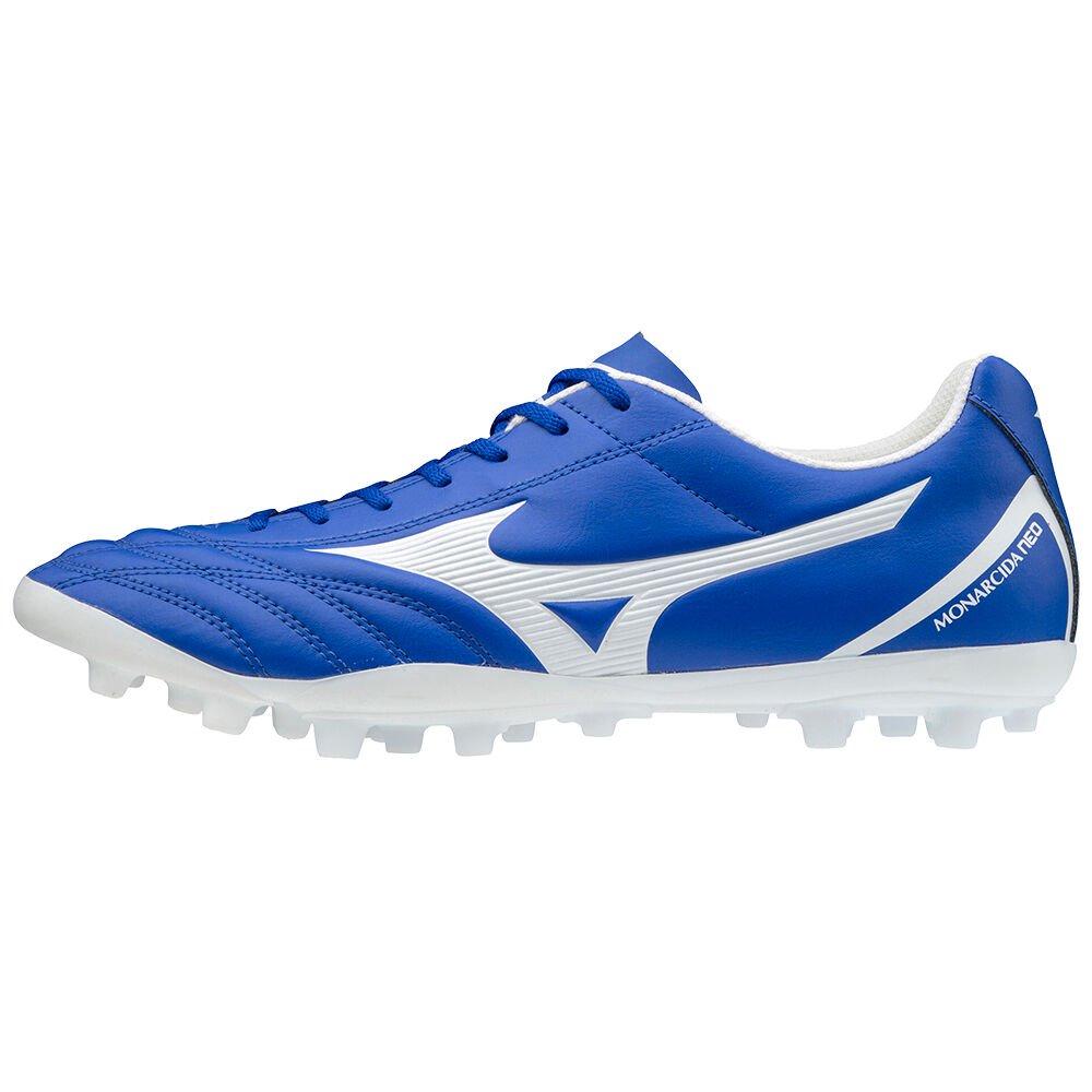 Mizuno Men's Football Boots Blue/White Monarcida Neo Select AG Shoes - P1GA202601